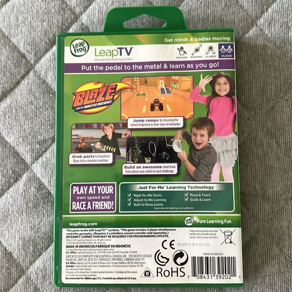 LeapTV Leap Frog Blaze & the Monster Machines Science Educational Active Gaming - Picture 2 of 3